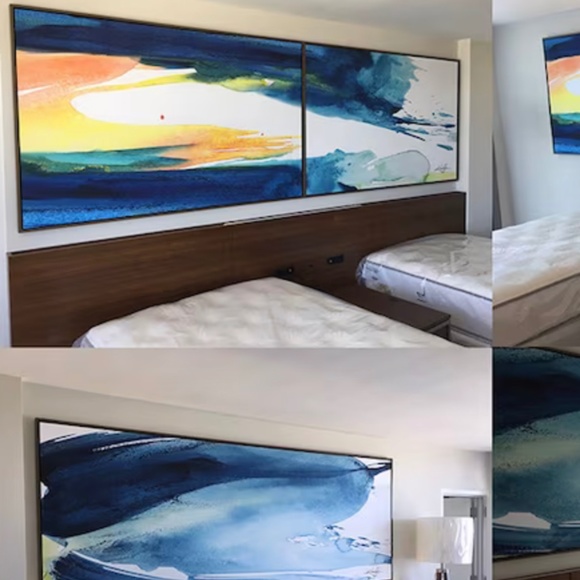 Original Abstract Serene Sea Painting - Serenity 10 - Picture 7 of 8